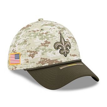 Men's New Era Camo New Orleans Saints 2025 Salute to Service 39THIRTY Flex Hat