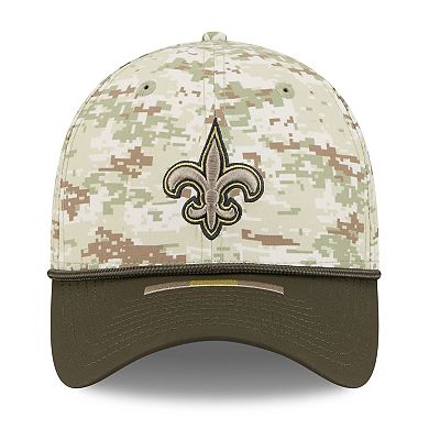 Men's New Era Camo New Orleans Saints 2025 Salute to Service 39THIRTY Flex Hat