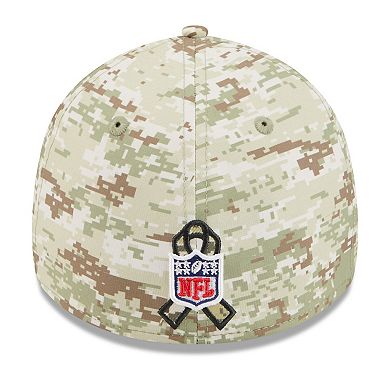 Men's New Era Camo New Orleans Saints 2025 Salute to Service 39THIRTY Flex Hat
