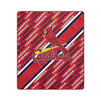 Pegasus St. Louis Cardinals 50" x 60" Diagonal Lined Wordmark Ultra Soft Blanket