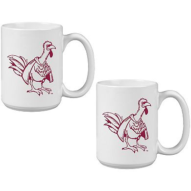 Virginia Tech Hokies Two Pack 15oz. Vault Sketch Ceramic Mug Set