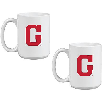 Georgia Bulldogs Vintage Sketch 15oz 2-Pack Mug Set