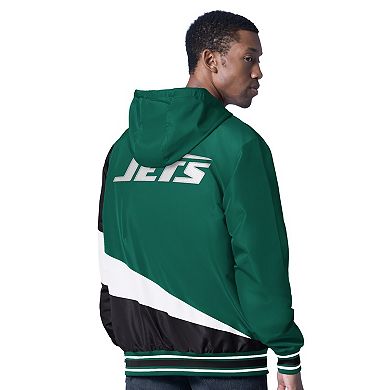 Men's G-III Sports by Carl Banks Green/Charcoal New York Jets Dual Threat Reversable Full-Zip Hooded Jacket