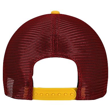 Men's New Era Cream/Burgundy Washington Commanders Banner A-Frame 9FIFTY Snapback Hat