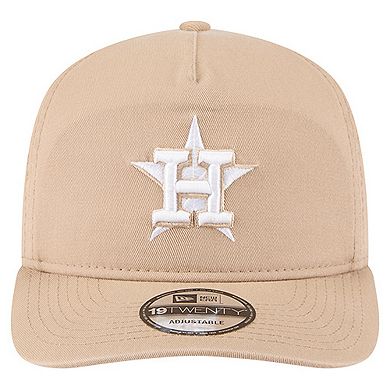 Men's New Era Light Beige Houston Astros Cam 19TWENTY Adjustable Hat