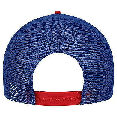 Men's New Era Cream/Royal New York Giants Banner A-Frame 9FIFTY Snapback Hat