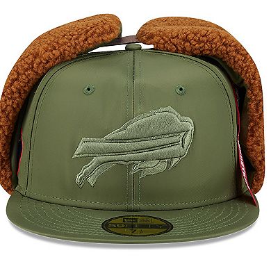 Men's New Era x Alpha Industries Olive Buffalo Bills Dog Ears 59FIFTY Fitted Hat