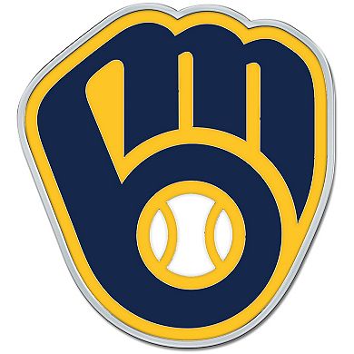 WinCraft Milwaukee Brewers Colored Chrome Auto Emblem