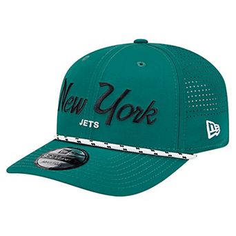 Men's New Era Green New York Jets Script 9SEVENTY Adjustable Hat