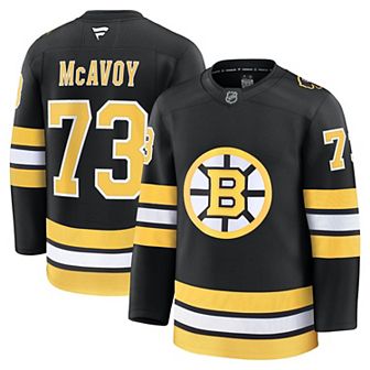 Men's Fanatics Charlie McAvoy Black Boston Bruins Home Premium Player Jersey