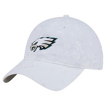 Women's New Era White Philadelphia Eagles Floral 9TWENTY Adjustable Hat