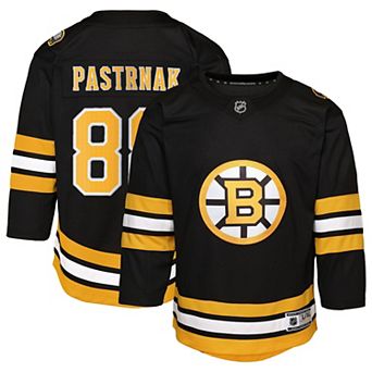 Infant David Pastrnak Black Boston Bruins Home Replica Player Jersey