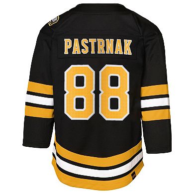 Infant David Pastrnak Black Boston Bruins Home Replica Player Jersey