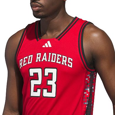 Men's adidas #23 Red Texas Tech Red Raiders Replica Swingman Jersey