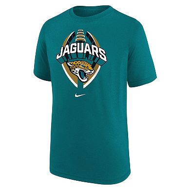 Youth Nike Teal Jacksonville Jaguars Icon Legend T-Shirt