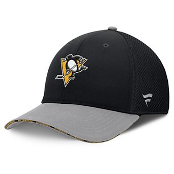 Men's Fanatics Black Pittsburgh Penguins Fundamentals Span Flex Hat