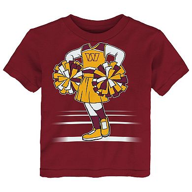 Girls Toddler Outerstuff Burgundy Washington Commanders Game Fit T-Shirt