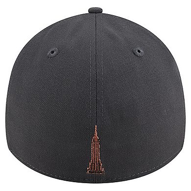 Men's New Era Gray New York Jets Empire 39THIRTY Flex Hat