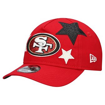 Toddler New Era Scarlet San Francisco 49ers Stardom 9FORTY A-Frame Adjustable Hat