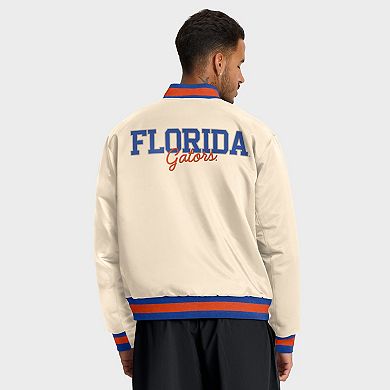 Men's Nike Tan Florida Gators Legacy Full-Snap Bomber Jacket