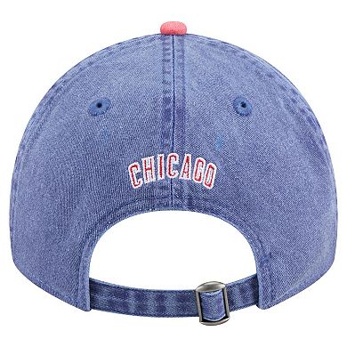 Men's New Era Royal/Red Chicago Cubs Select 9TWENTY Adjustable Hat