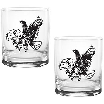 Iowa Hawkeyes Vintage Sketch 14oz 2-Pack Glass Set