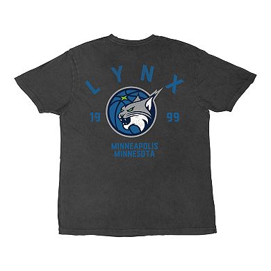 Unisex Stadium Essentials Heather Black Minnesota Lynx Oversized Vintage Wash T-Shirt