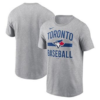 Men's Nike Heather Charcoal Toronto Blue Jays Arched T-Shirt