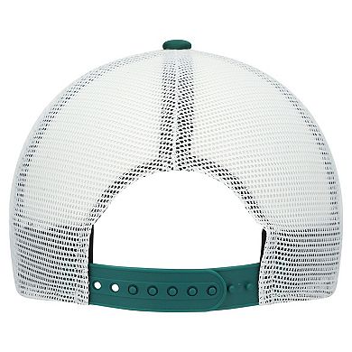 Youth New Era White/Green New York Jets Streak 9FORTY A-Frame Adjustable Hat