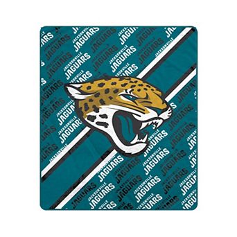 "Pegasus Jacksonville Jaguars 50"" x 60"" Diagonal Lined Wordmark Ultra Soft Blanket"