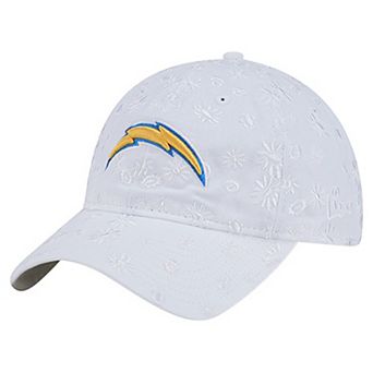 Women's New Era White Los Angeles Chargers Floral 9TWENTY Adjustable Hat