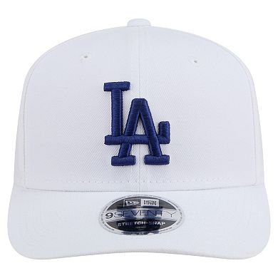 Men's New Era White Los Angeles Dodgers COOLERA 9SEVENTY Adjustable Hat