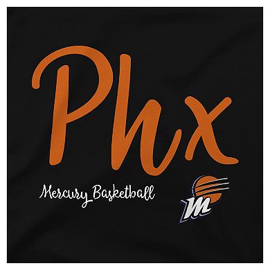 Women's Stadium Essentials Black Phoenix Mercury Third Quarter T-Shirt