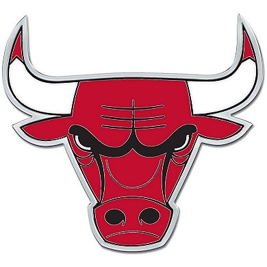 WinCraft Chicago Bulls Colored Chrome Auto Emblem