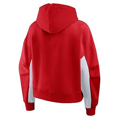 Women's Fanatics Red Detroit Red Wings Back Check Boxy Hoodie