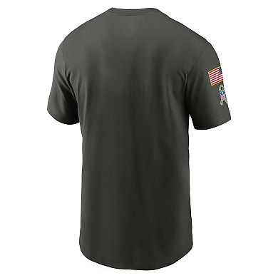 Men's Nike Forest Green Seattle Seahawks 2025 Salute to Service Sideline Primary Edge Dri-FIT T-Shirt