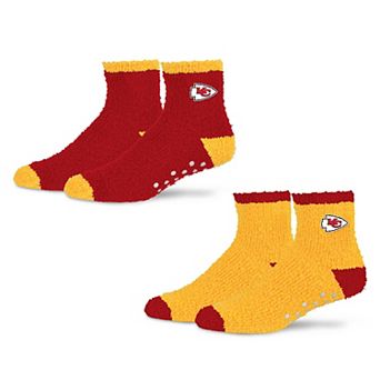 Women's Starter Red/Gold Kansas City Chiefs Home and Away Cozy Socks 2 Pack