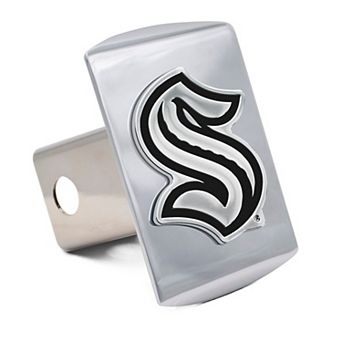 WinCraft Seattle Kraken Premium Metal Chrome Hitch Cover