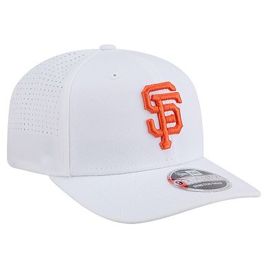 Men's New Era White San Francisco Giants COOLERA 9SEVENTY Adjustable Hat