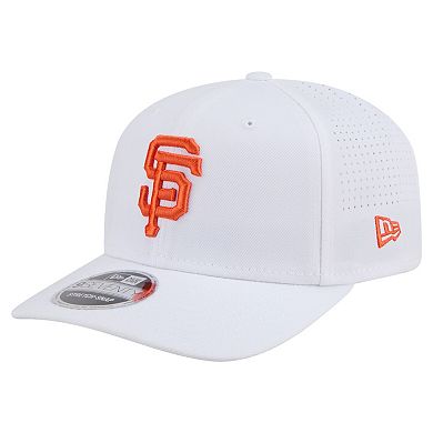Men's New Era White San Francisco Giants COOLERA 9SEVENTY Adjustable Hat