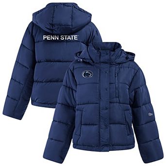 Women's Hype and Vice Navy Penn State Nittany Lions Full-Zip Puffer Jacket
