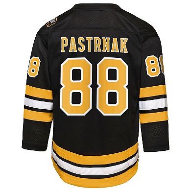 Youth David Pastrnak Black Boston Bruins Home Replica Player Jersey