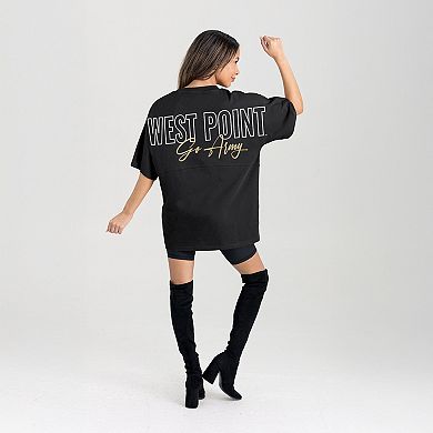 Women's Gameday Couture Black Army Black Knights Oversized Back at Ya T-Shirt