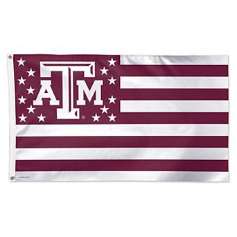 WinCraft Texas A&M Aggies 3' x 5' Single-Sided Deluxe Patriotic Stars & Stripes Flag