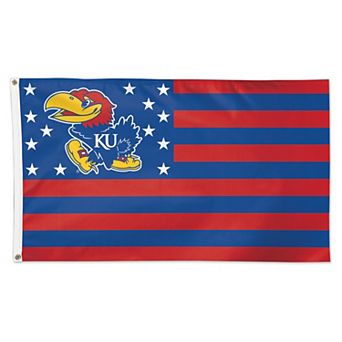 WinCraft Kansas Jayhawks 3' x 5' Single-Sided Team Heritage Inspired Deluxe Evolution Flag