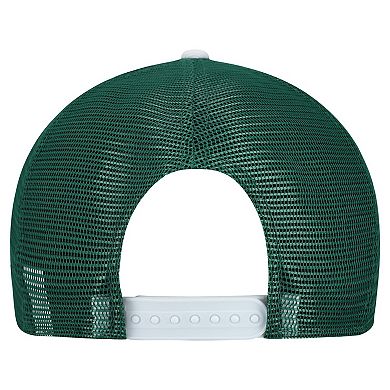 Men's New Era Cream/Green New York Jets Banner A-Frame 9FIFTY Snapback Hat