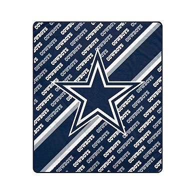 "Pegasus Dallas Cowboys 50"" x 60"" Diagonal Lined Wordmark Ultra Soft Blanket"