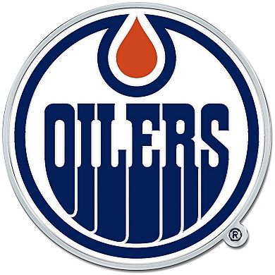 WinCraft Edmonton Oilers Colored Chrome Auto Emblem