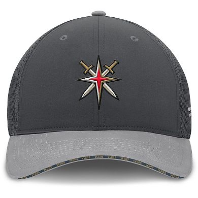 Men's Fanatics Charcoal Vegas Golden Knights Fundamentals Span Flex Hat