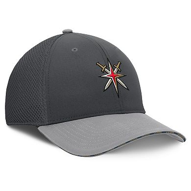 Men's Fanatics Charcoal Vegas Golden Knights Fundamentals Span Flex Hat